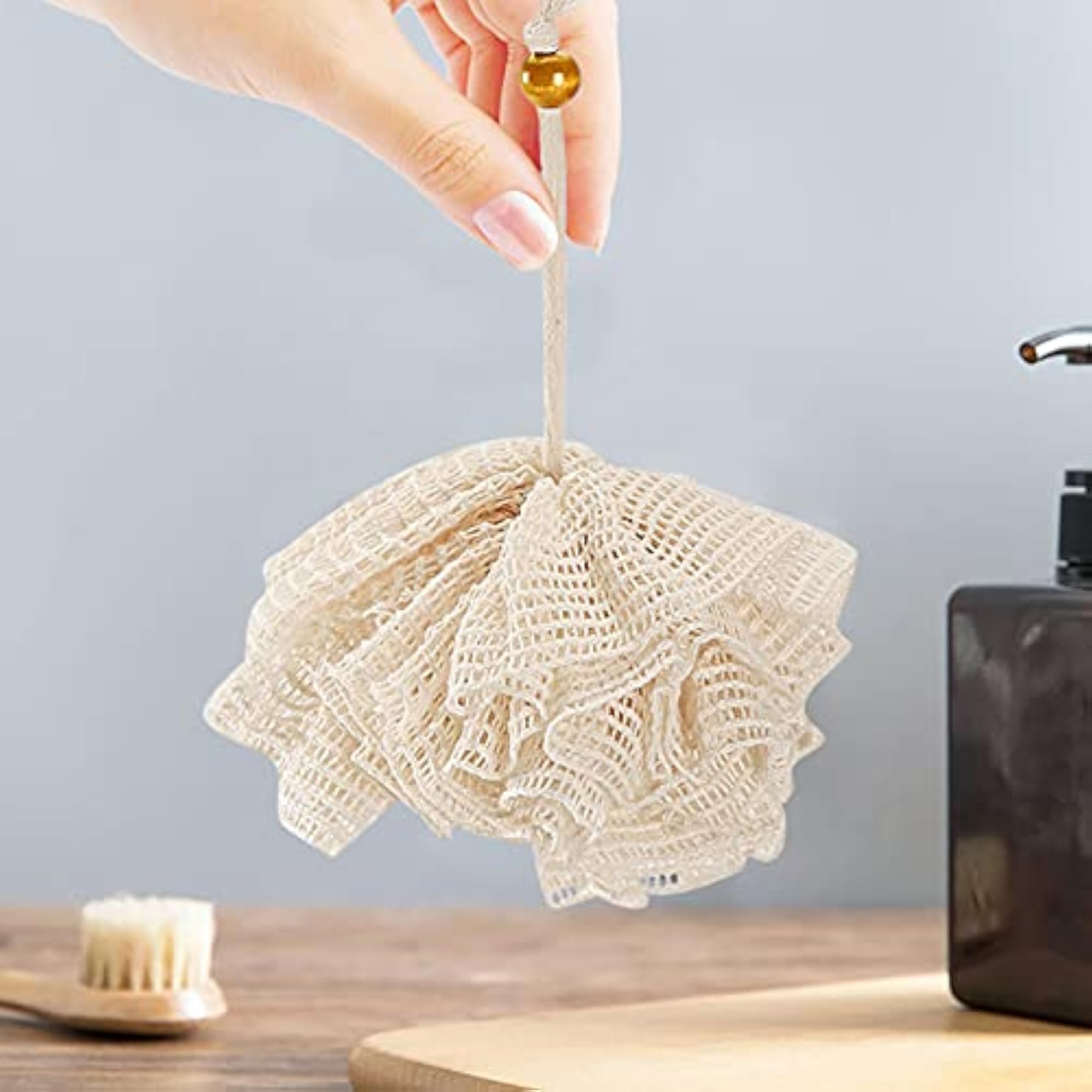 Hemp Bath Shower Sponge Loofah for Exfoliating